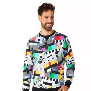 OppoSuits testival geometric Crewneck Sweater
